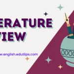 Literature Review in Research