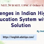 Challenges in Indian Higher Education System with Solution