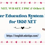 Higher Education System MCQ for UGC NET