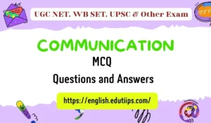 Communication MCQ UGC NET Paper 1 and WBSET