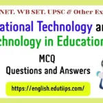 Educational Technology and Technology in Education